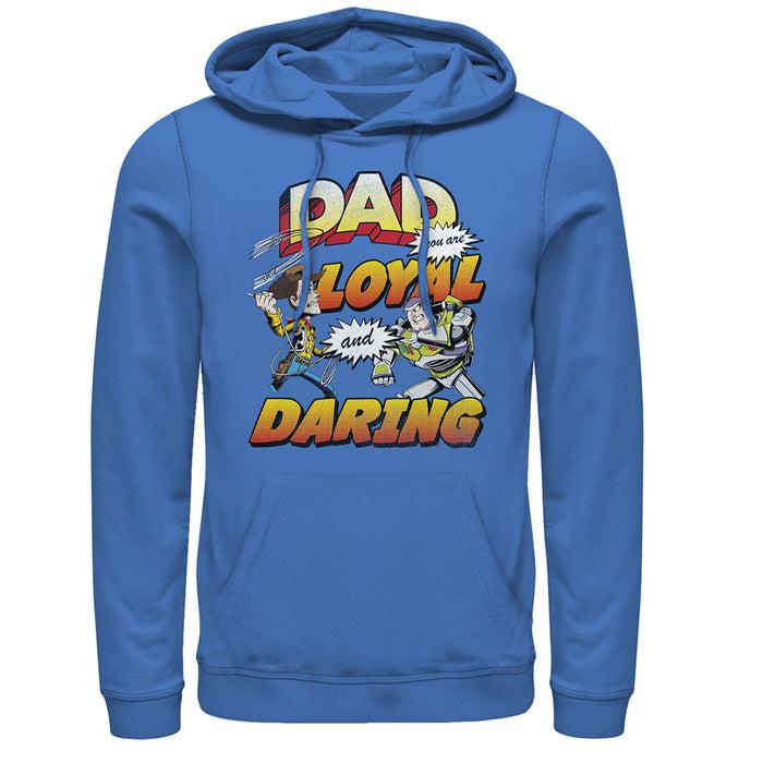 fifth sun Men's Toy Story Father's Day Buzz & Woody Pull Over Hoodie