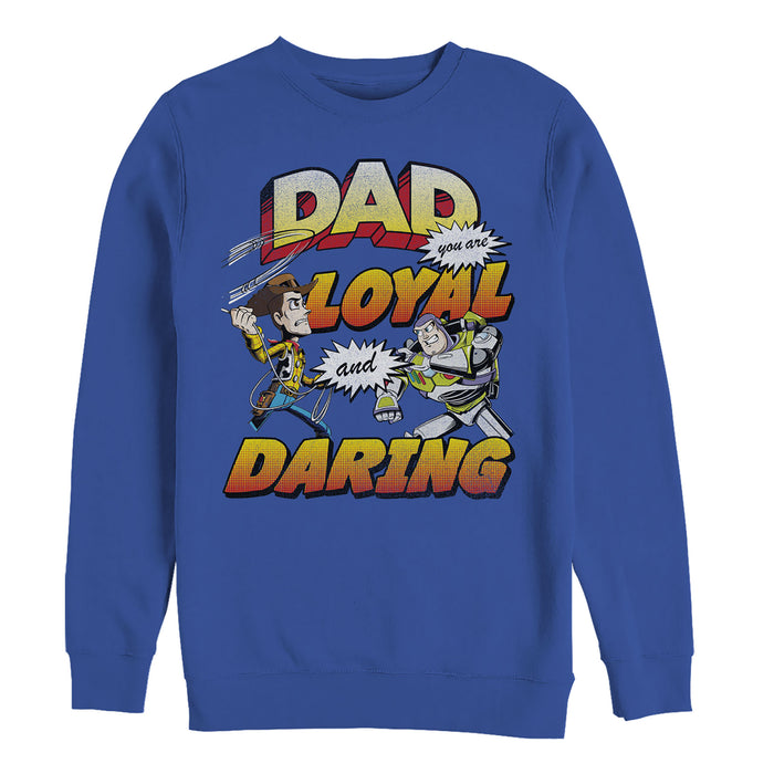 fifth sun Men's Toy Story Father's Day Buzz & Woody Sweatshirt