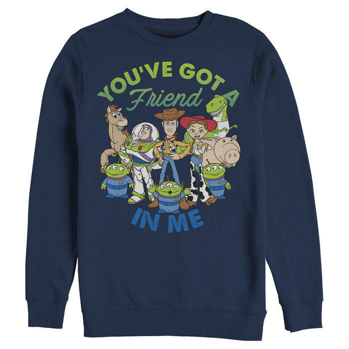 fifth sun Men's Toy Story Friend in Me Scene Sweatshirt