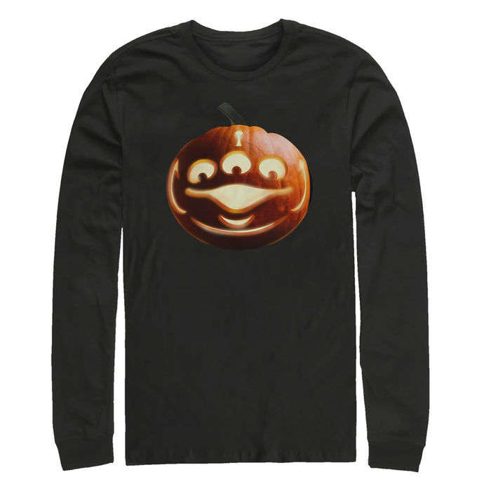 fifth sun Men's Toy Story Halloween Alien Pumpkin Long Sleeve Shirt