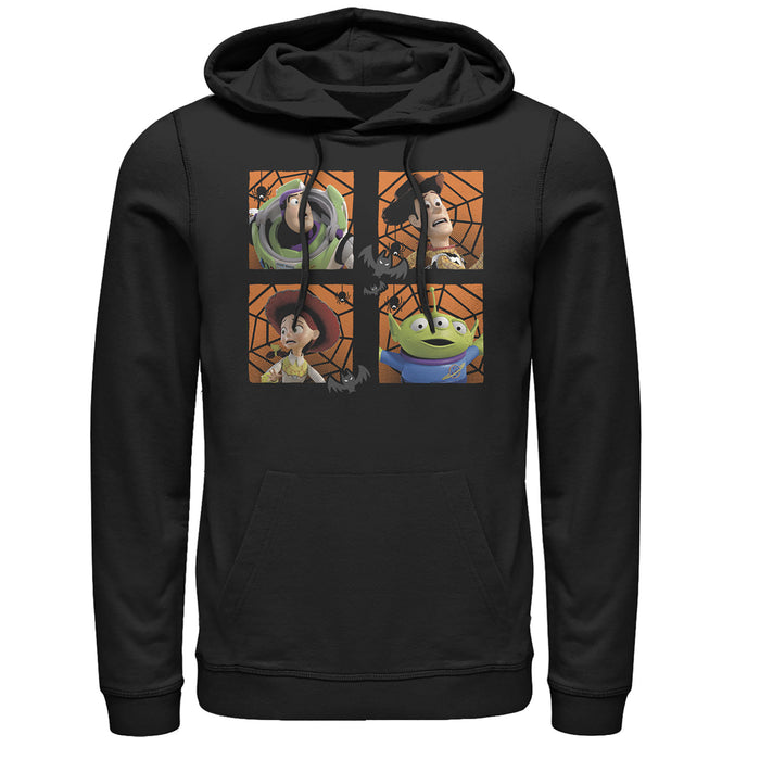fifth sun Men's Toy Story Halloween Character Cobweb Pull Over Hoodie