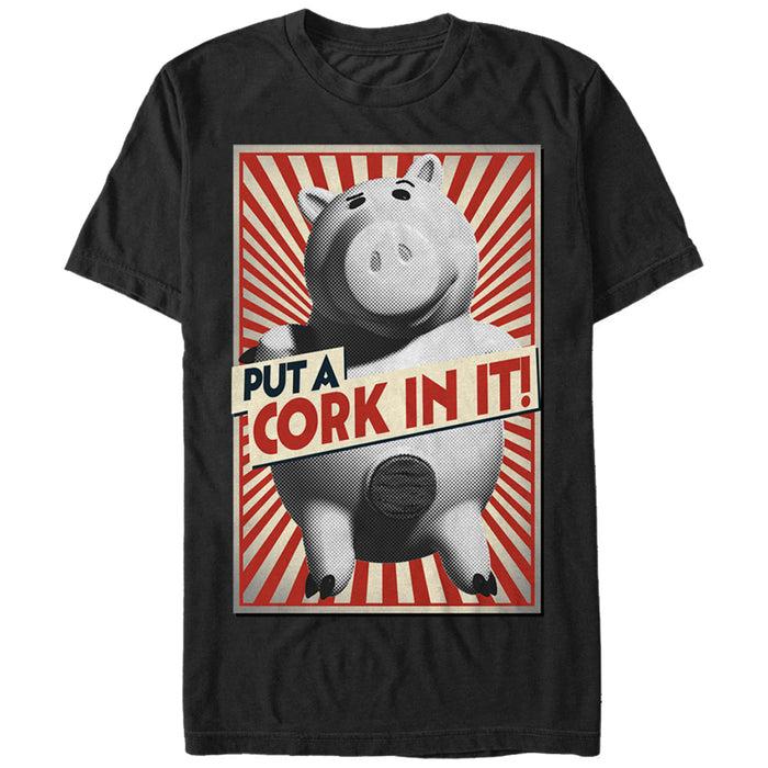 fifth sun Men's Toy Story Hamm Put a Cork in It T-Shirt