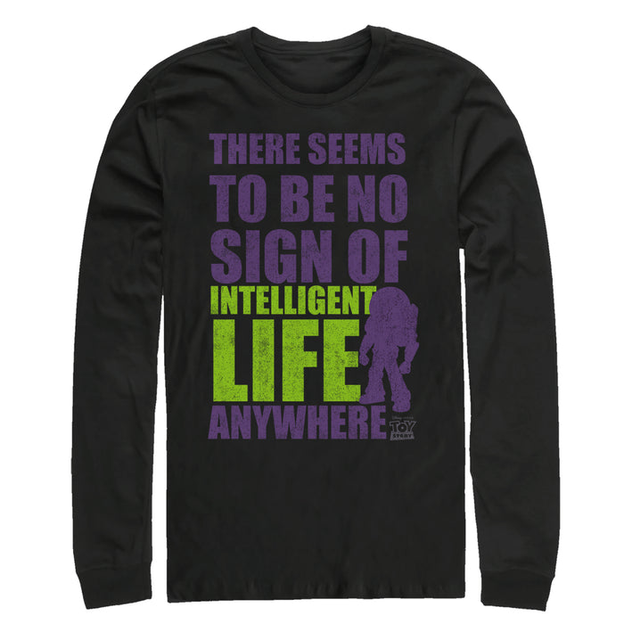 fifth sun Men's Toy Story No Intelligent Life Anywhere Long Sleeve Shirt