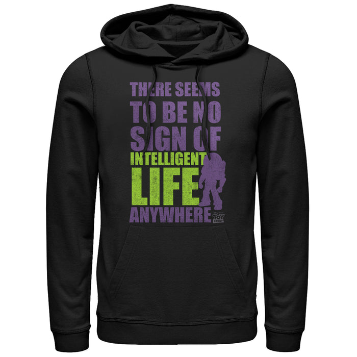 fifth sun Men's Toy Story No Intelligent Life Anywhere Pull Over Hoodie