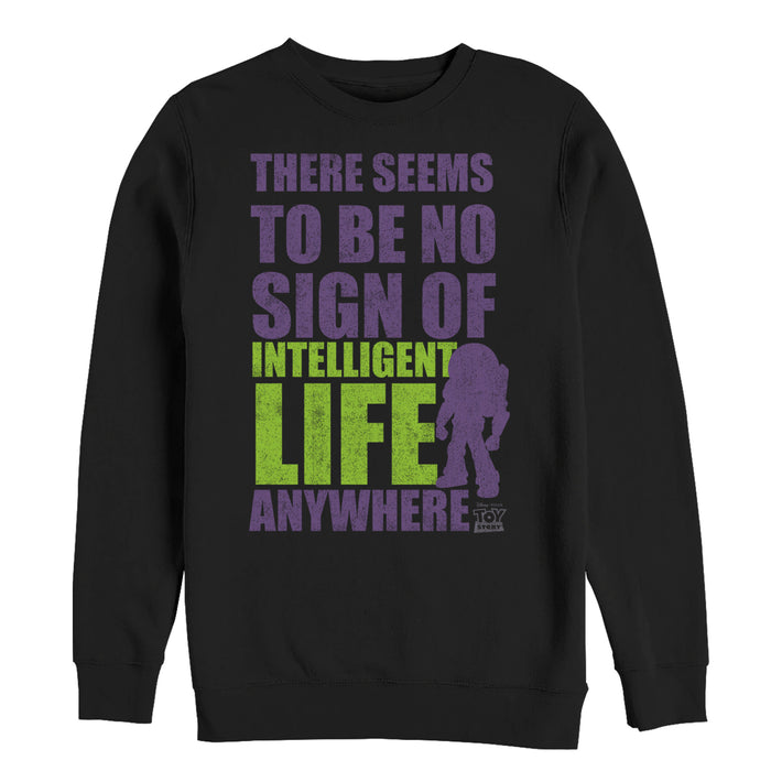 fifth sun Men's Toy Story No Intelligent Life Anywhere Sweatshirt
