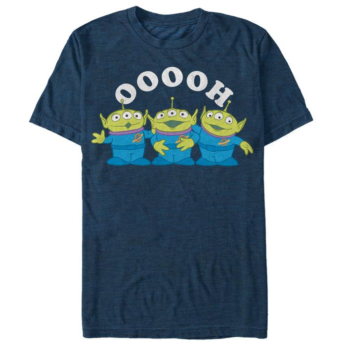 fifth sun Men's Toy Story Oooh Squeeze Aliens T-Shirt