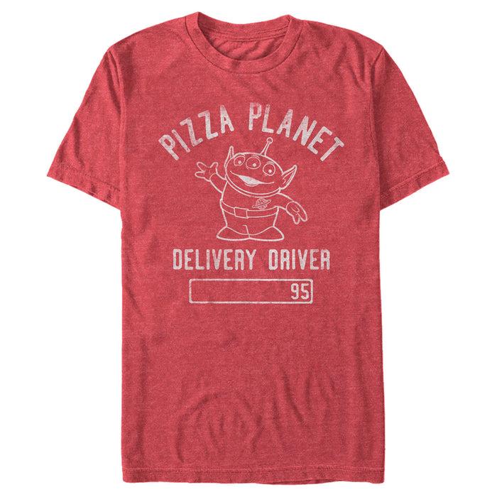 fifth sun Men's Toy Story Pizza Planet Delivery Driver Alien T-Shirt
