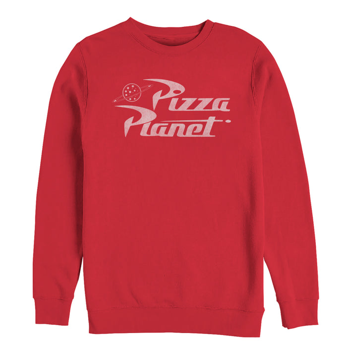 fifth sun Men's Toy Story Pizza Planet Logo Sweatshirt