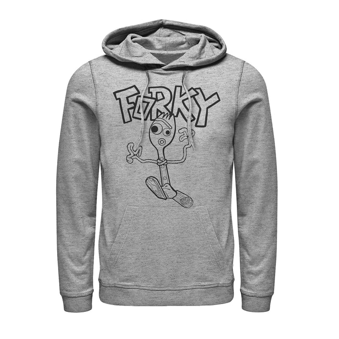 fifth sun Men's Toy Story Running Forky Pull Over Hoodie