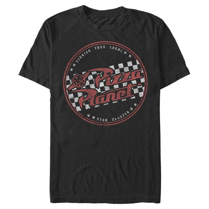 fifth sun Men's Toy Story Serving Local Pizza Planet T-Shirt
