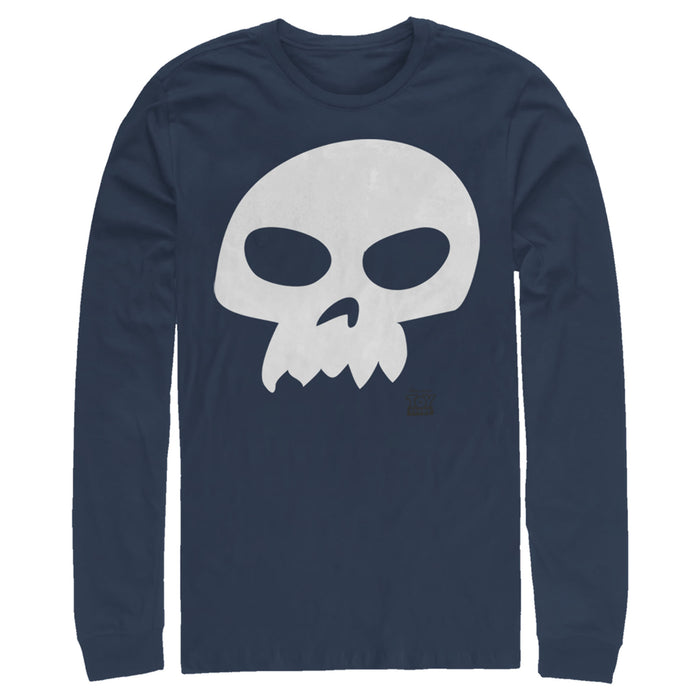Fifth Sun Men's Toy Story Sid Skull Long Sleeve Shirt