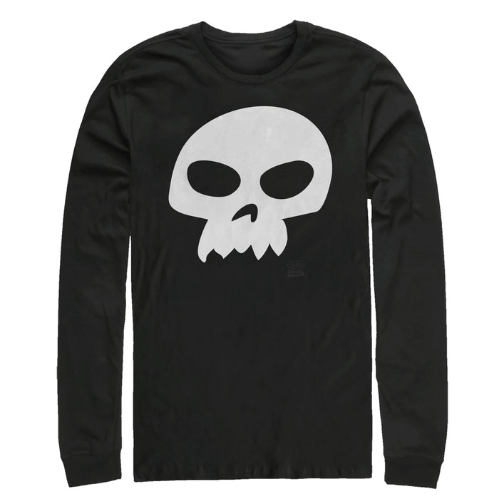 fifth sun Men's Toy Story Sid Skull Long Sleeve Shirt