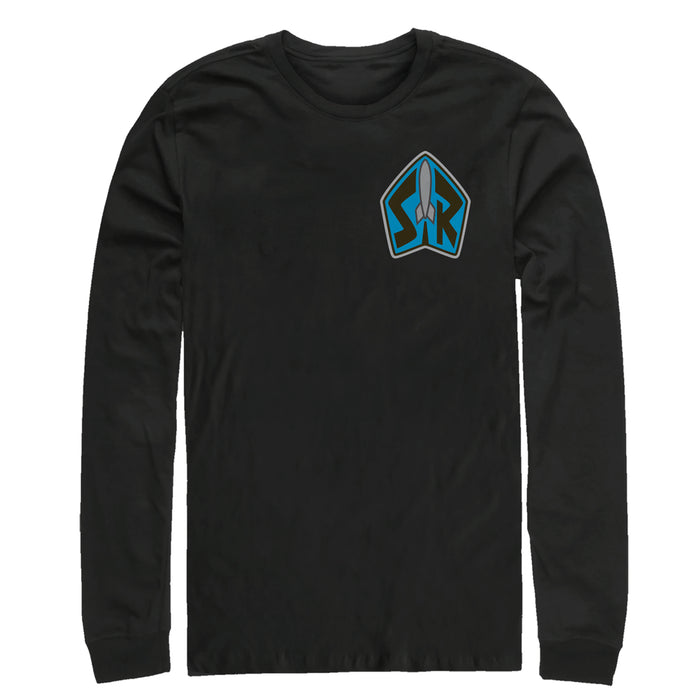 fifth sun Men's Toy Story Space Ranger Emblem Long Sleeve Shirt