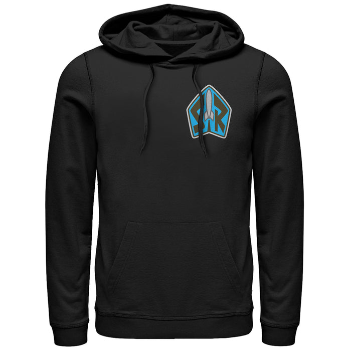 fifth sun Men's Toy Story Space Ranger Emblem Pull Over Hoodie