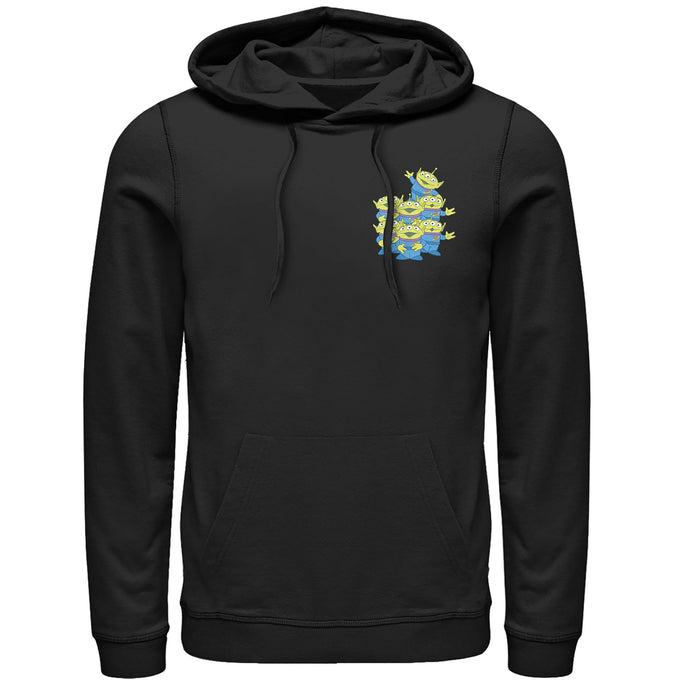 fifth sun Men's Toy Story Squeeze Alien Pack Pull Over Hoodie
