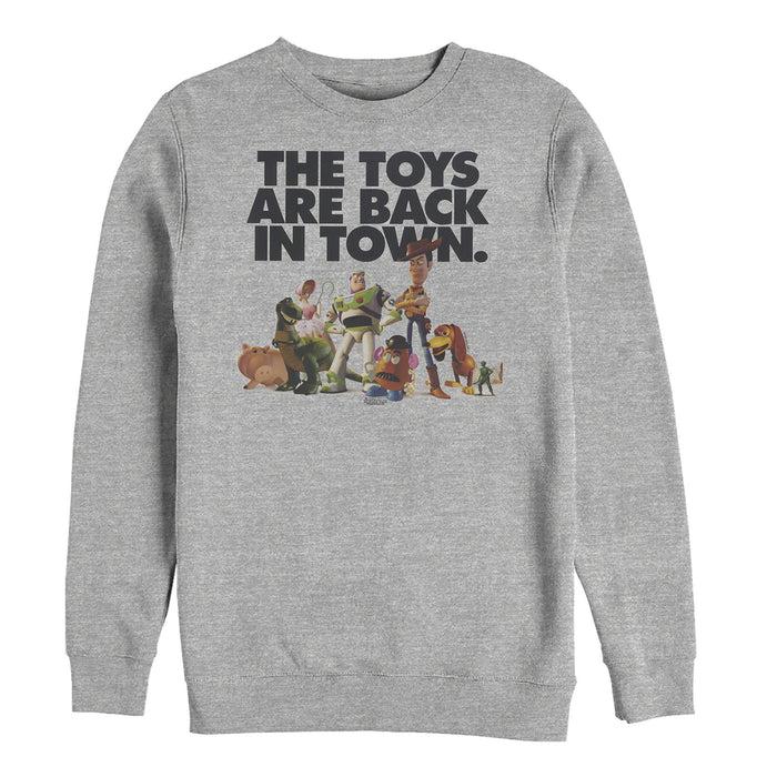 fifth sun Men's Toy Story Toys Are Back in Town Sweatshirt