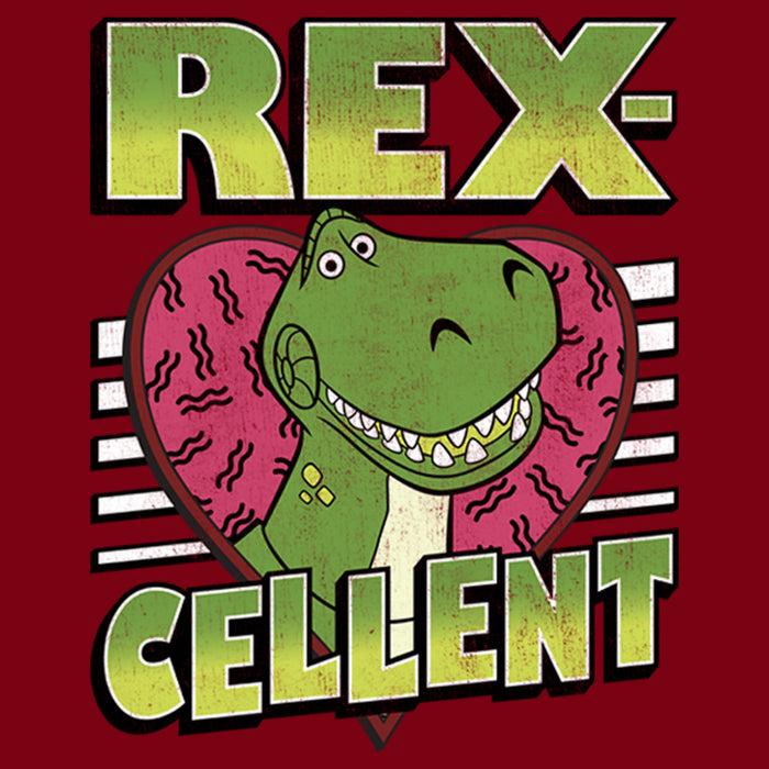 Fifth Sun Men's Toy Story Valentine Rex-Cellent T-Shirt