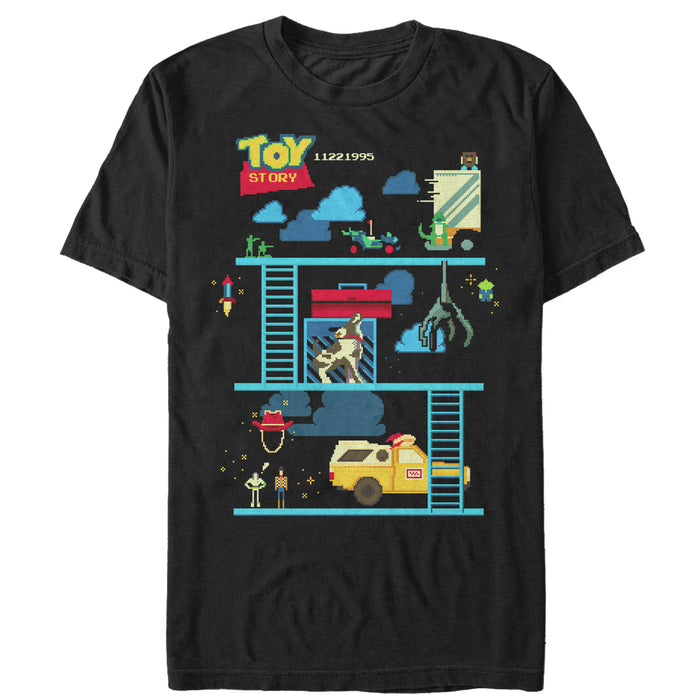 fifth sun Men's Toy Story Video Game High Score T-Shirt