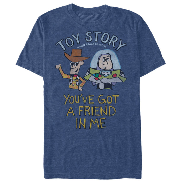 fifth sun Men's Toy Story Woody and Buzz You've Got a Friend T-Shirt