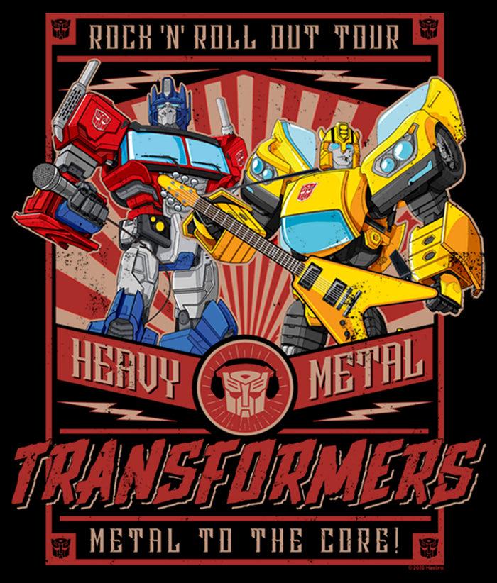 Fifth Sun Men's Transformers Autobot Heavy Metal Poster T-Shirt