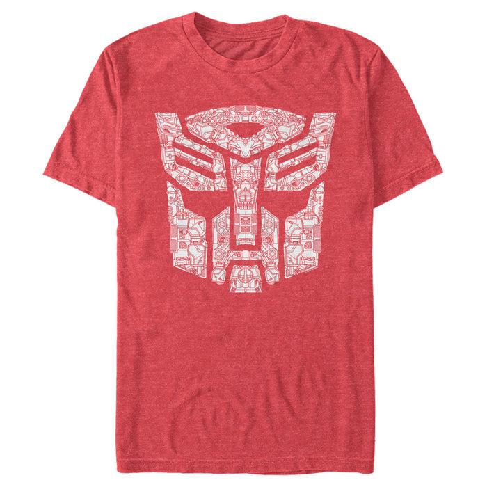 fifth sun Men's Transformers Autobot Parts Logo T-Shirt