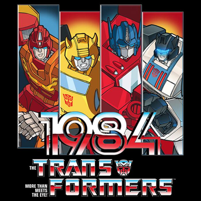 Fifth Sun Men's Transformers Autobots 1984 Character Panels T-Shirt