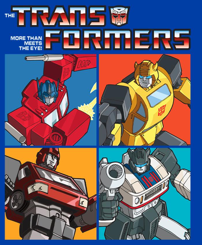 Fifth Sun Men's Transformers Autobots Character Box T-Shirt