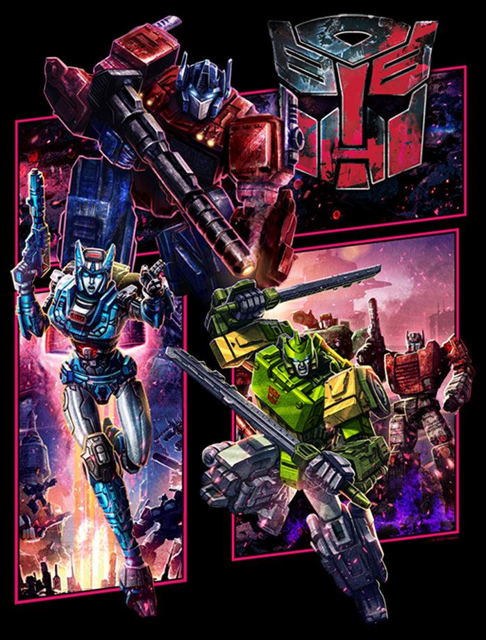 Fifth Sun Men's Transformers Autobots Character Panels T-Shirt