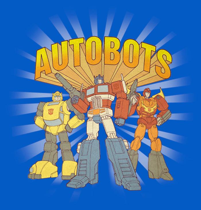 Fifth Sun Men's Transformers Autobots Retro Trio T-Shirt