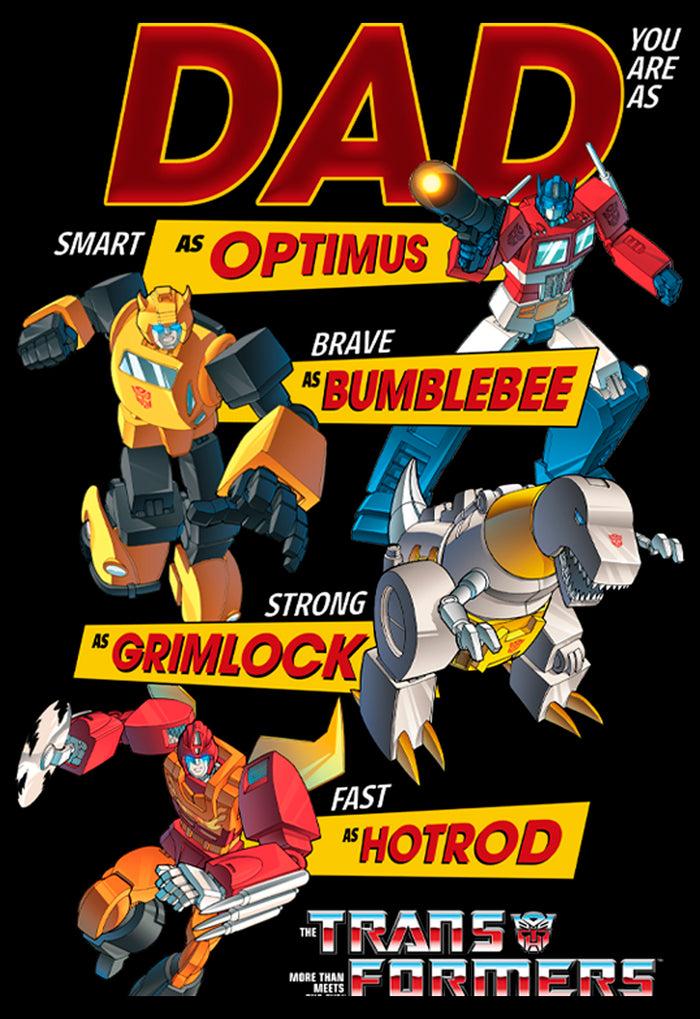 Fifth Sun Men's Transformers Autobots Robot Dad T-Shirt