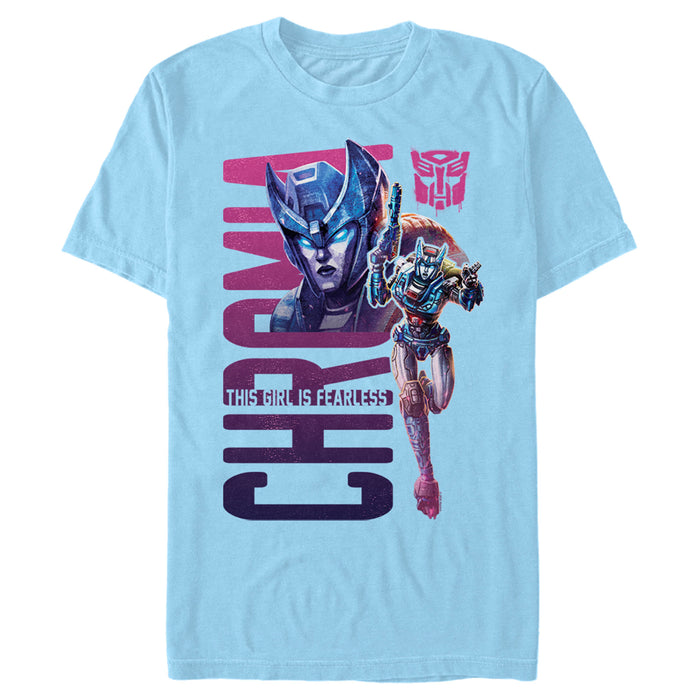 fifth sun Men's Transformers Chromia Fearless Girl T-Shirt