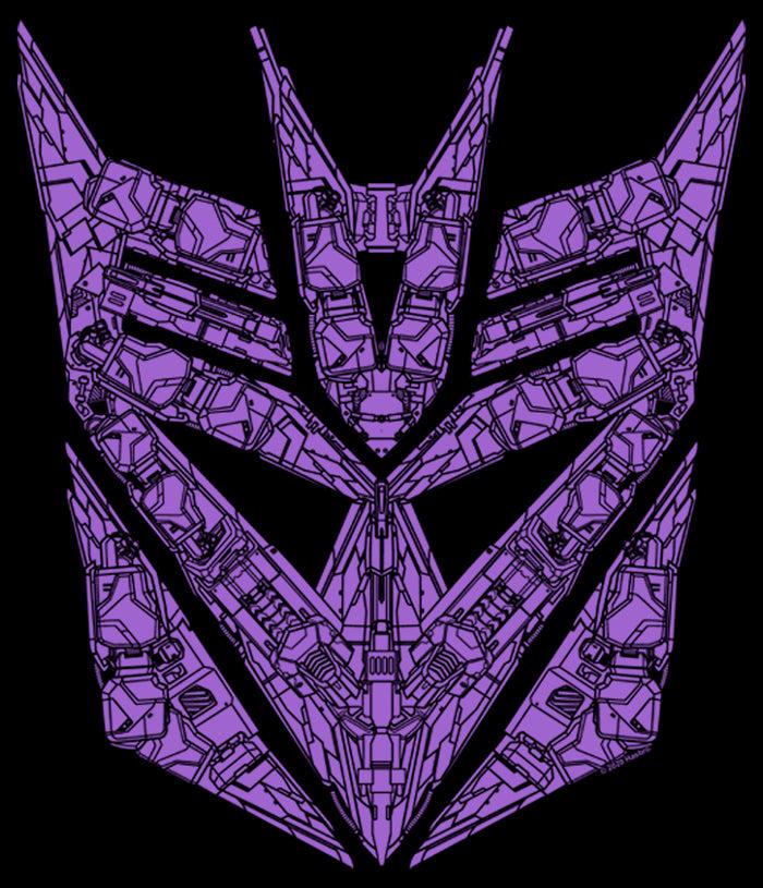 Fifth Sun Men's Transformers Decepticon Parts Logo T-Shirt