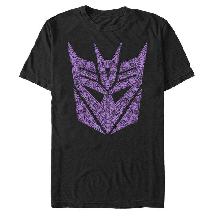 fifth sun Men's Transformers Decepticon Parts Logo T-Shirt