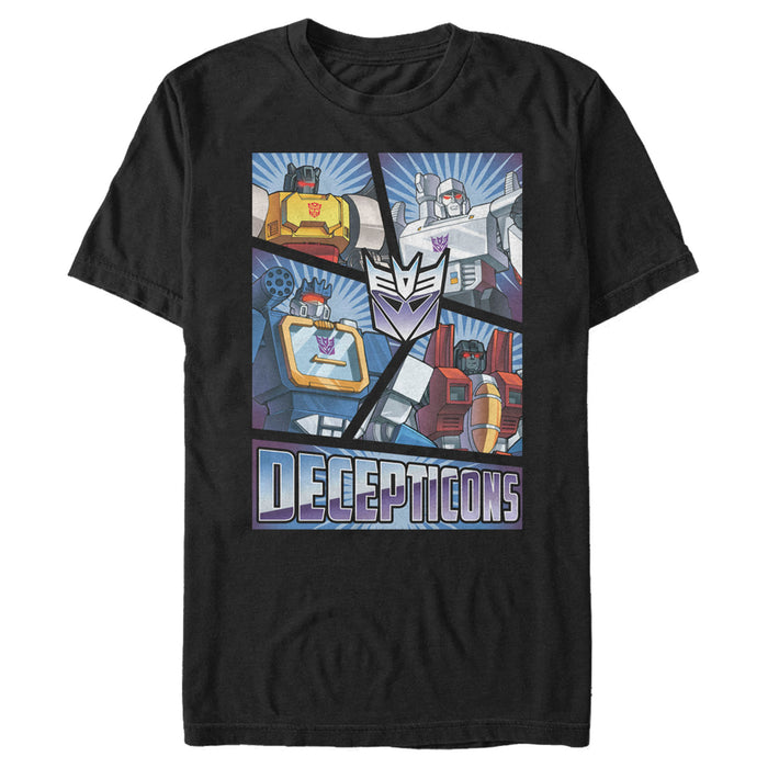 fifth sun Men's Transformers Decepticons Character Cut T-Shirt