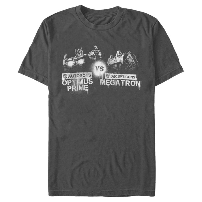 fifth sun Men's Transformers Leader Face Off T-Shirt