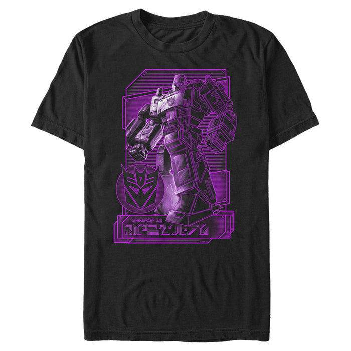 fifth sun Men's Transformers Megatron Digital Outline T-Shirt
