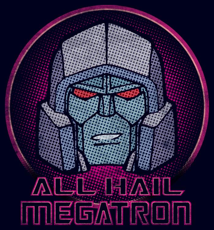 Fifth Sun Men's Transformers Megatron Hail The Leader T-Shirt