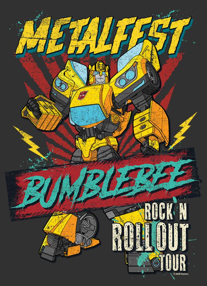 Fifth Sun Men's Transformers Metalfest Bumblebee T-Shirt