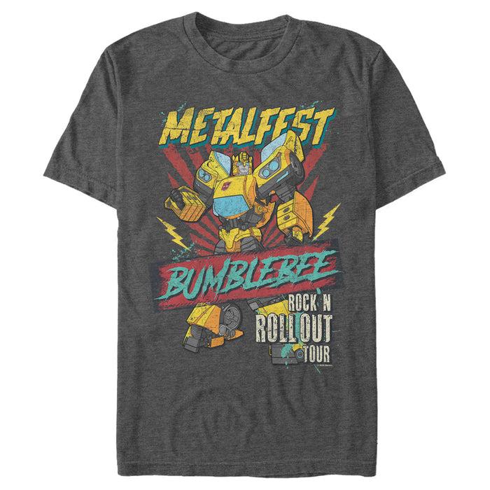 fifth sun Men's Transformers Metalfest Bumblebee T-Shirt