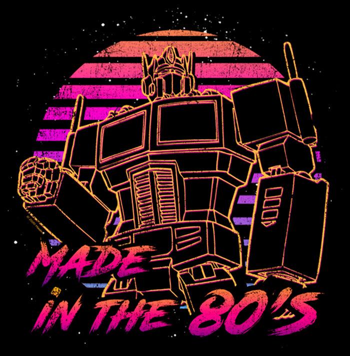 Fifth Sun Men's Transformers Optimus Prime Made In The 80s T-Shirt