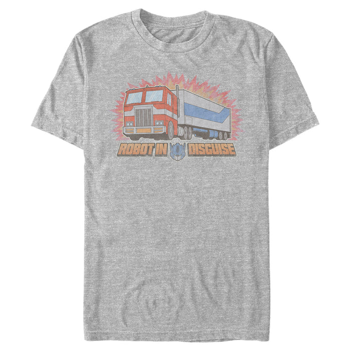 fifth sun Men's Transformers Optimus Prime Robot in Disguise T-Shirt