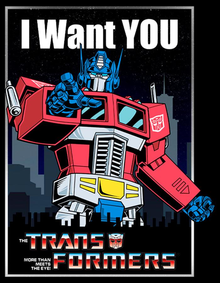 Fifth Sun Men's Transformers Optimus Prime Wants You T-Shirt