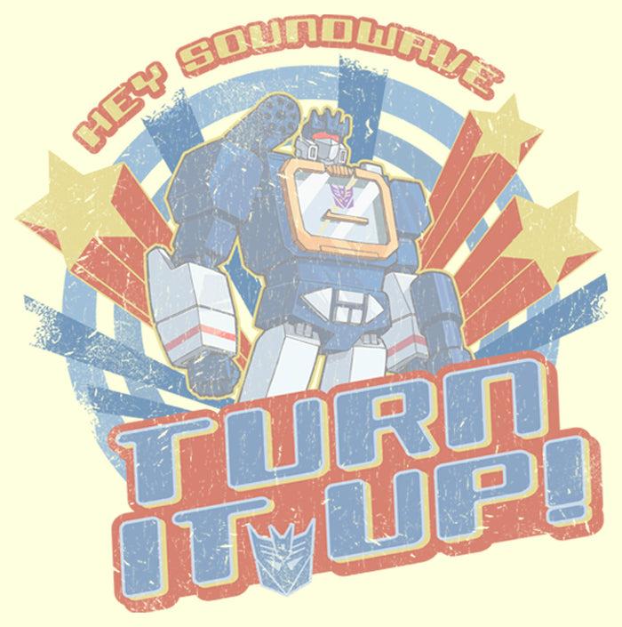 Fifth Sun Men's Transformers Soundwave Turn It Up T-Shirt