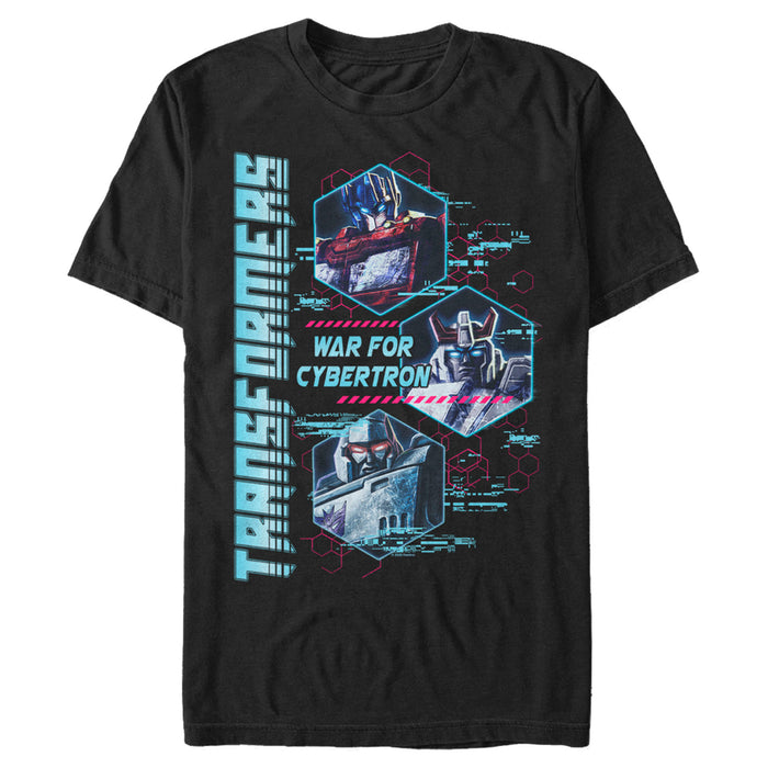 fifth sun Men's Transformers War for Cybertron Characters T-Shirt