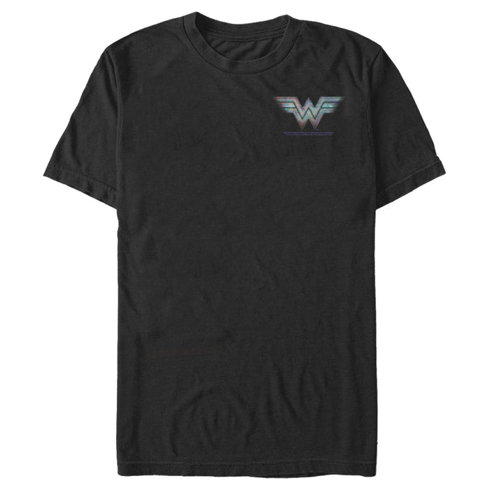 fifth sun Men's Wonder Woman 1984 Chest Logo T-Shirt