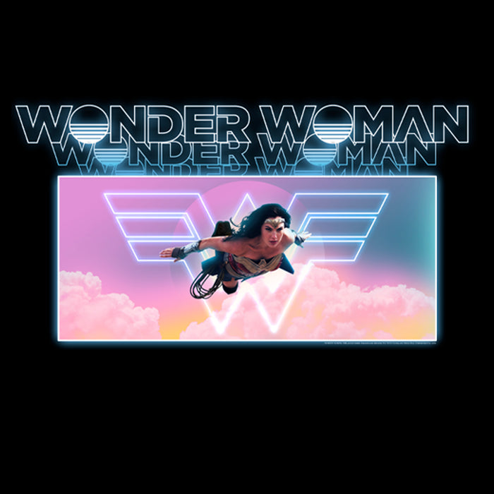 Fifth Sun Men's Wonder Woman 1984 Fly In The Clouds T-Shirt