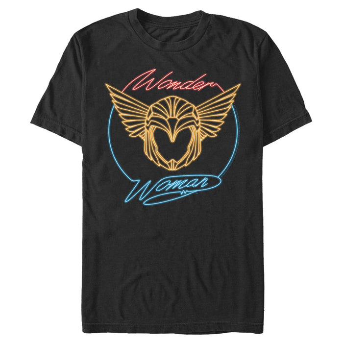fifth sun Men's Wonder Woman 1984 Golden Neon Helmet T-Shirt