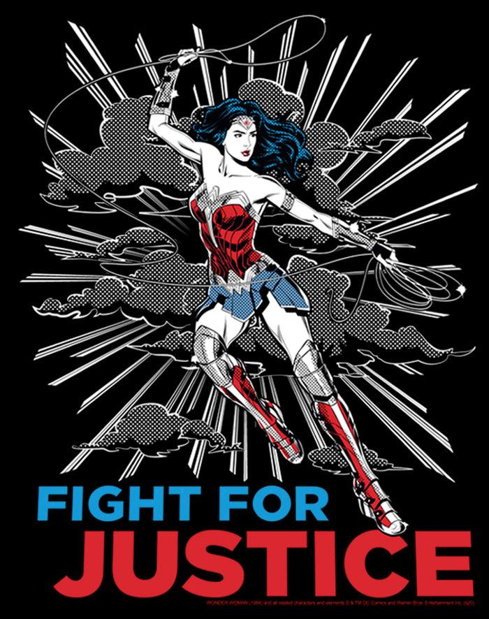 Fifth Sun Men's Wonder Woman 1984 Justice Fighter T-Shirt