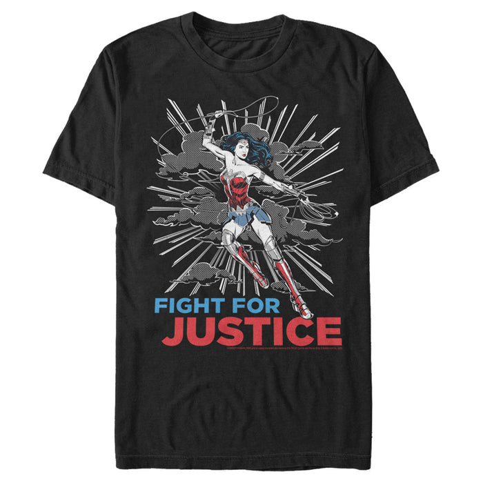 fifth sun Men's Wonder Woman 1984 Justice Fighter T-Shirt