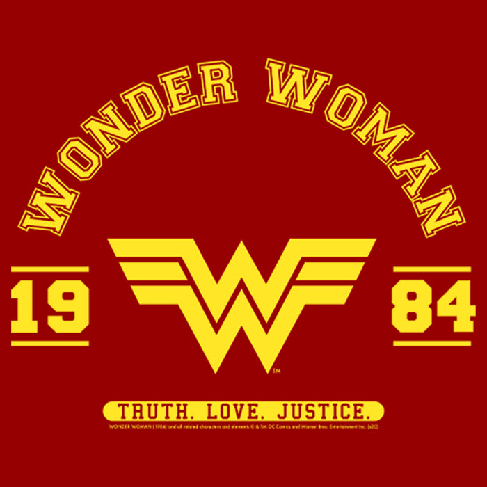 Fifth Sun Men's Wonder Woman 1984 WW Collegiate T-Shirt